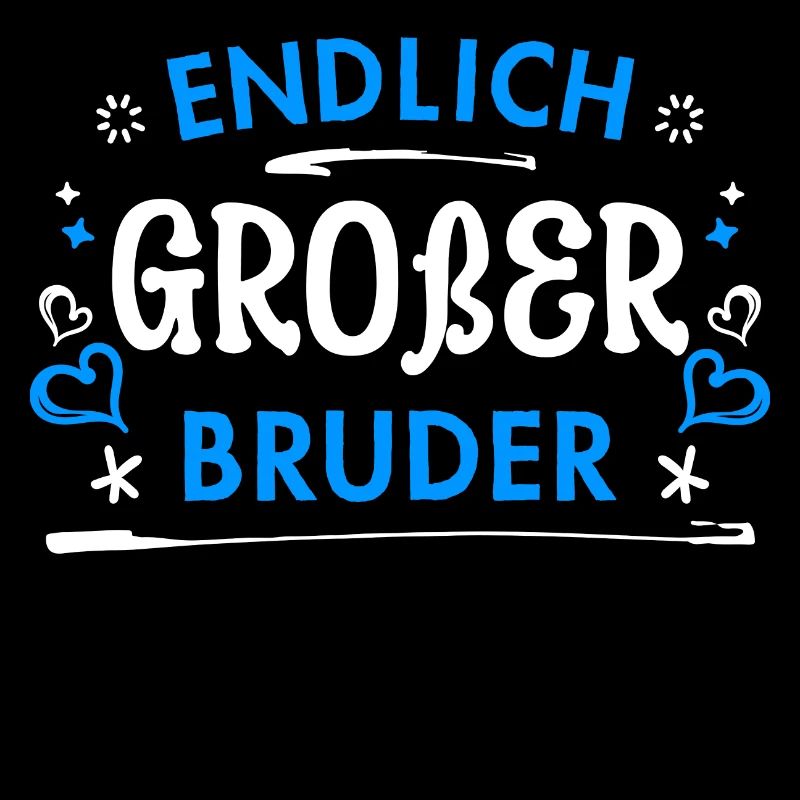 Bruderherz Statement Stolzer Großer Bruder Herz