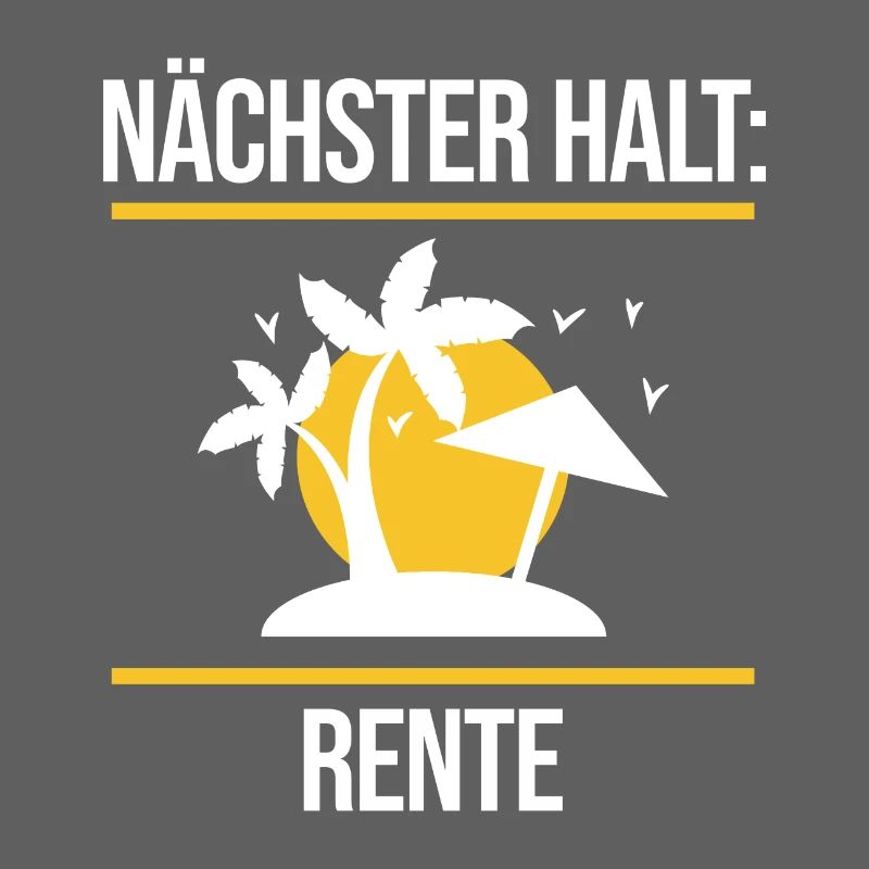 Rente Ruhestand Statement Senior Lebensabend