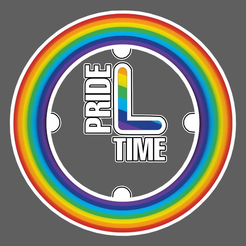 Regenbogen Pride Ring Uhr