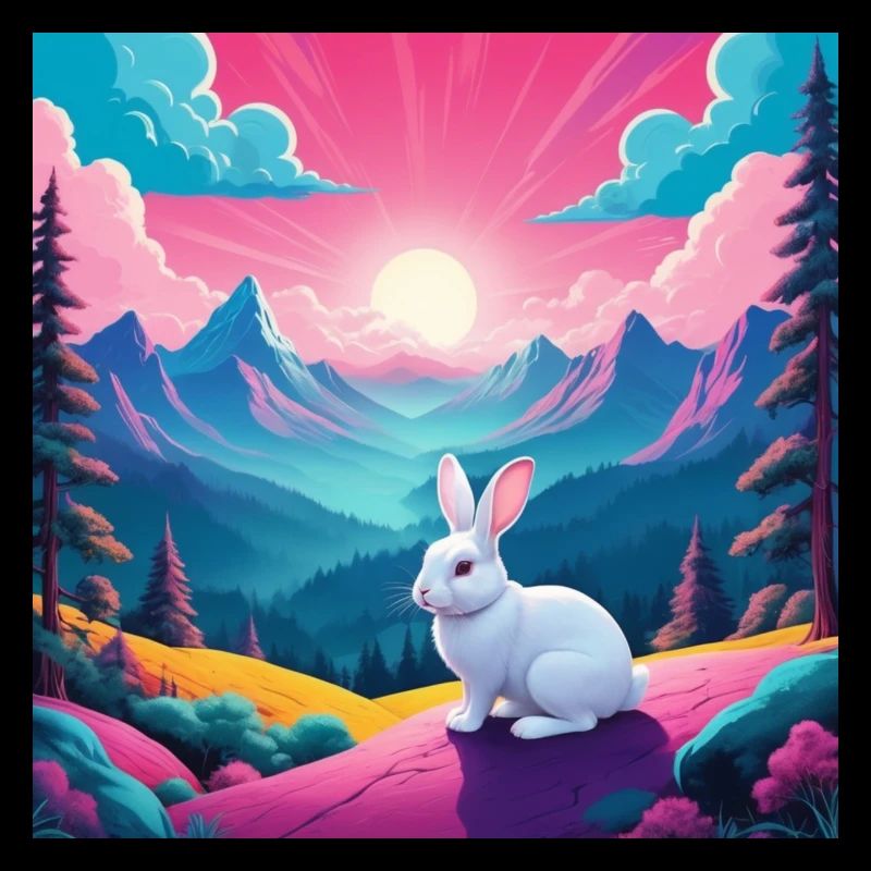 Rabbit on the mountain
