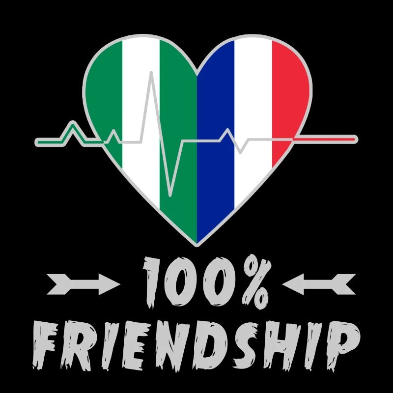 Nigeria und Frankreich 100% Freundschaft