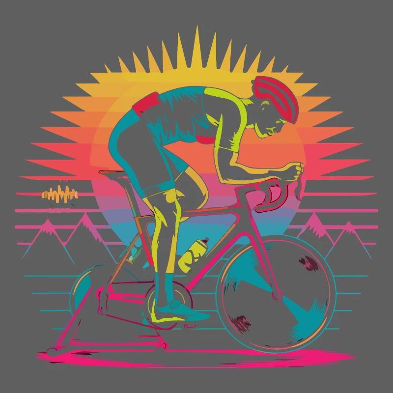 Retro Cyclist Turbo Trainer