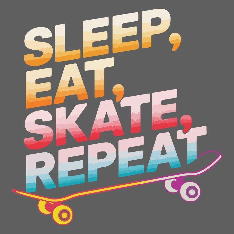 Dormir, manger, patiner, répéter