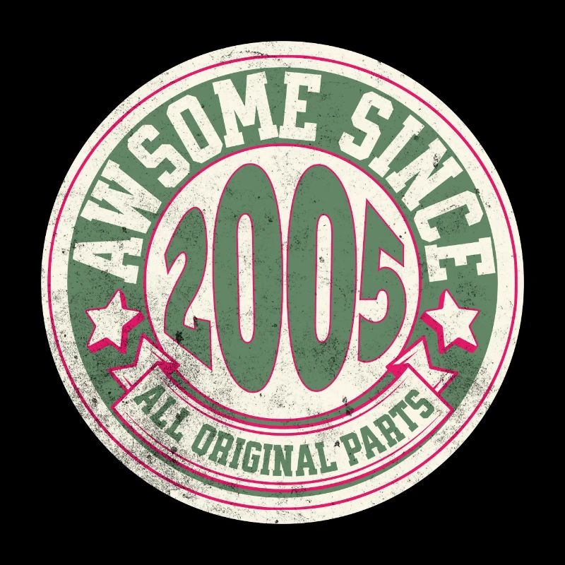 Vintage-Logo 2005 authentische Herkunft