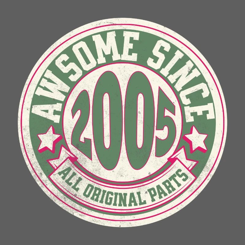 Vintage-Logo 2005 authentische Herkunft