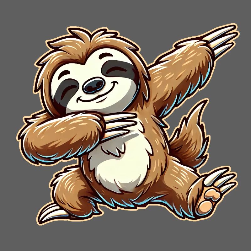 Dabbing Sloth Dab Dancing Idée cadeau