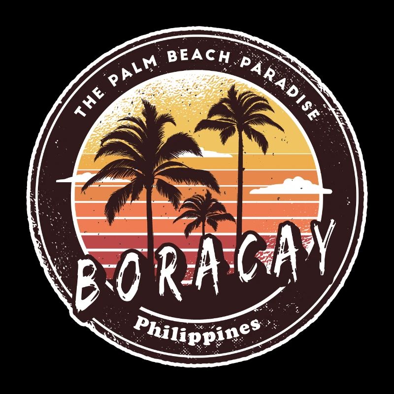 Boracay Philippinen Vintage Design
