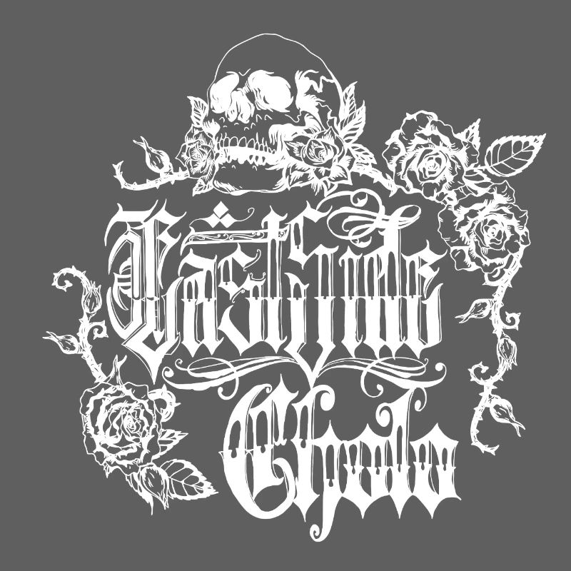 Skull Rose Gothic Design
