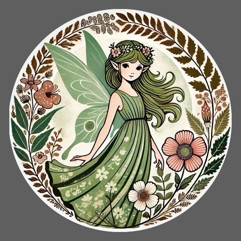 Conception de fée de la forêt enchantée