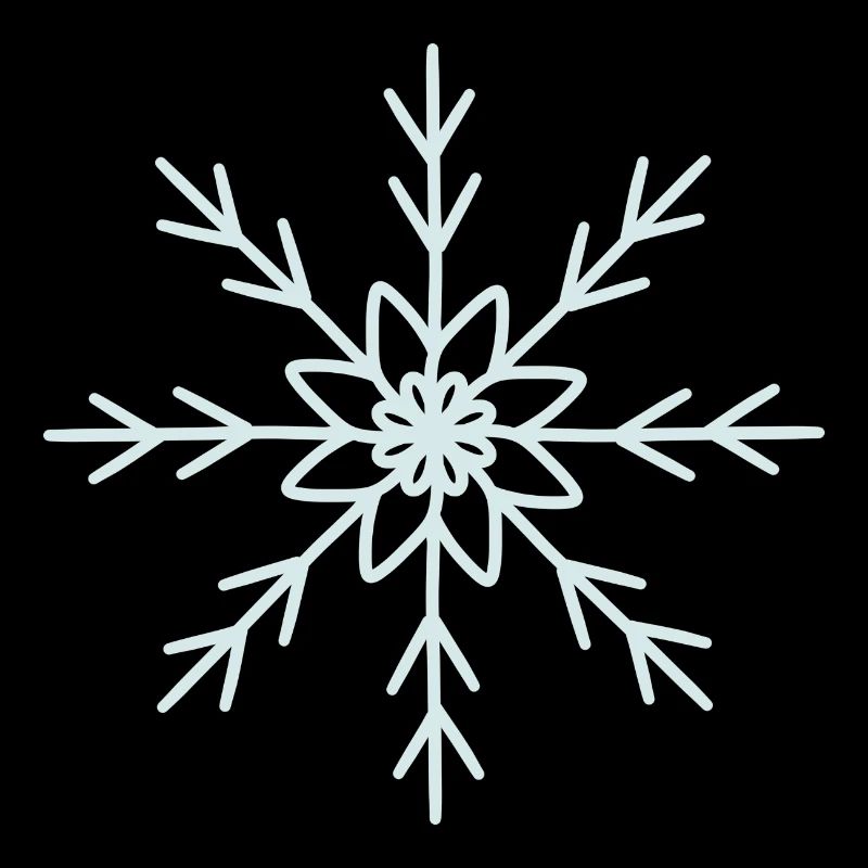 Conception élégante de motif de flocon de neige