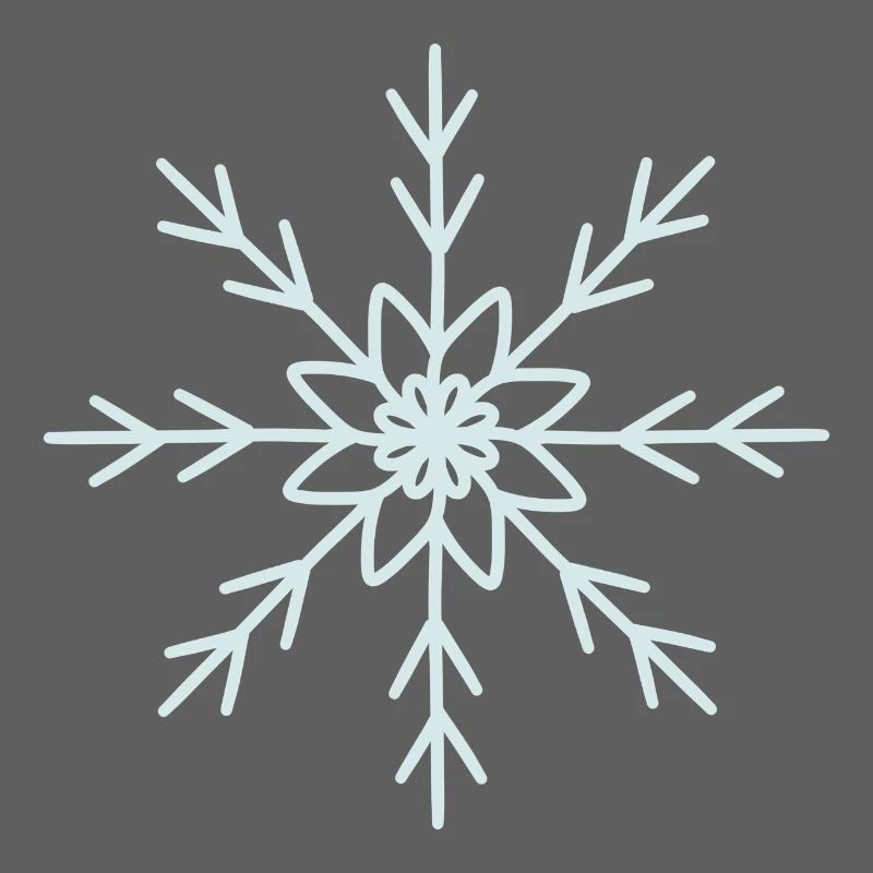 Elegant Snowflake Pattern Design