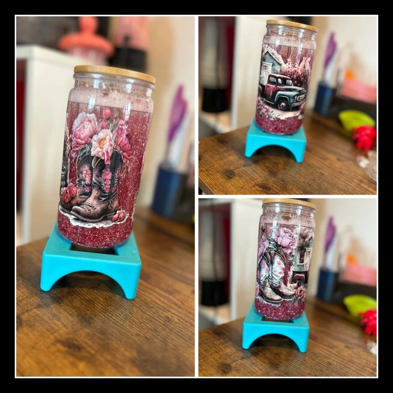 Glitzerbecher