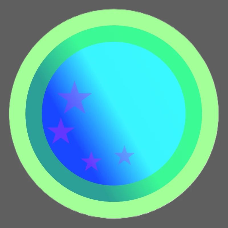 Celestial Blue Constellation Design