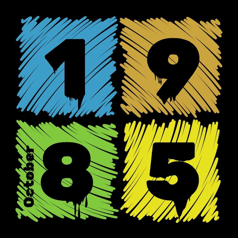 40. Geburtstag Farbige Patches since 10/1985
