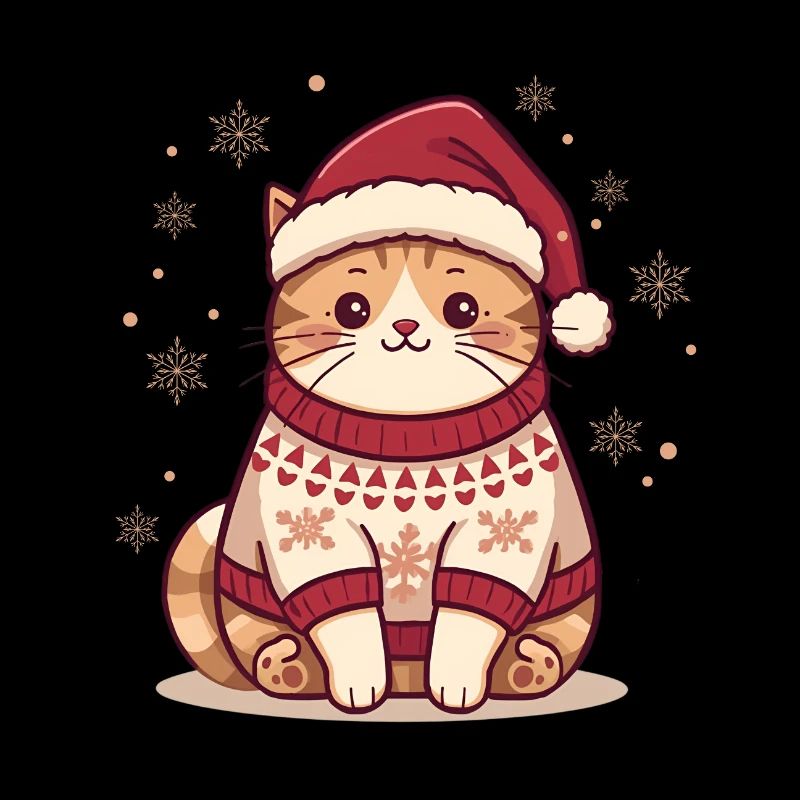 Conception de pull de Noël confortable pour chat