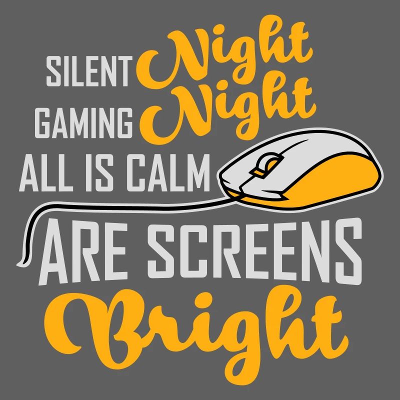 Silent Night Gaming Night All Calm Screens Bright