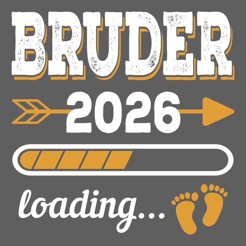 Bruder 2026 Loading werdende Geschwister Geschenk