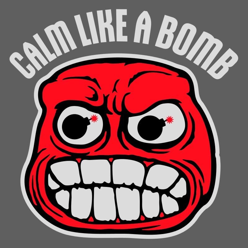 Calme comme une bombe Paradoxe Ironie Humour Blague explosive