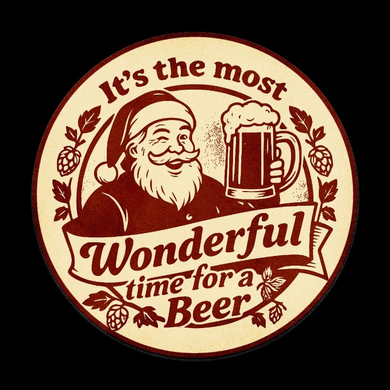 Weihnachtsbier Retrobadge
