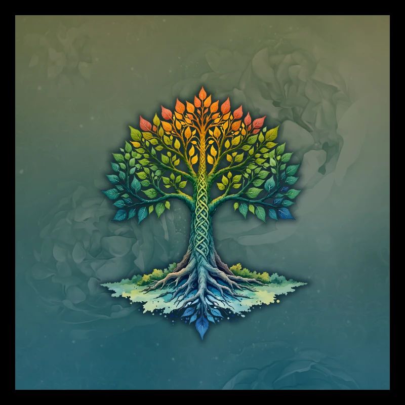 Braided Rainbow Tree