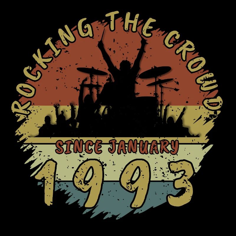 33rd Birthday Rocking the crowd DRM 01/1993