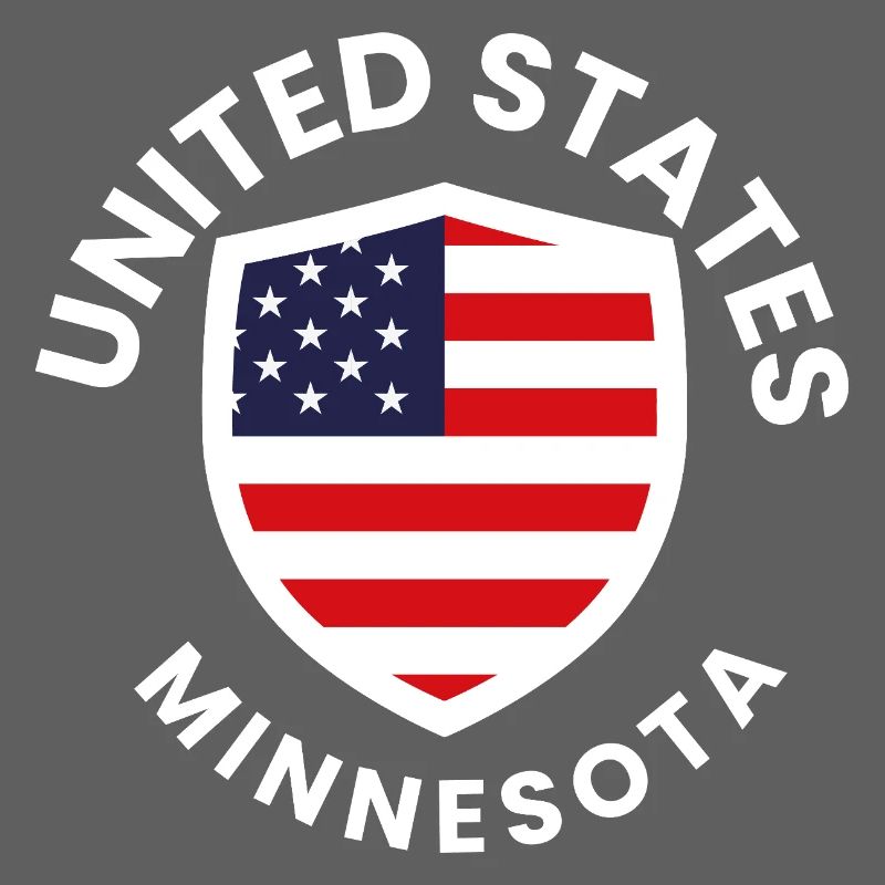 Conception du Minnesota Shield des États-Unis patriotiques