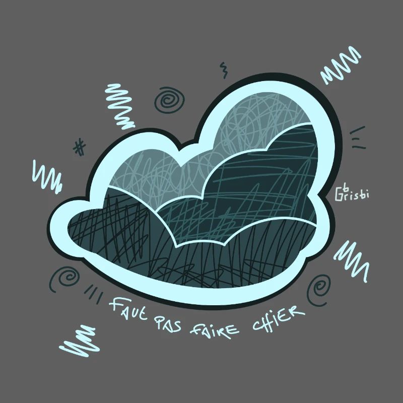 Cloud, emotion, angry