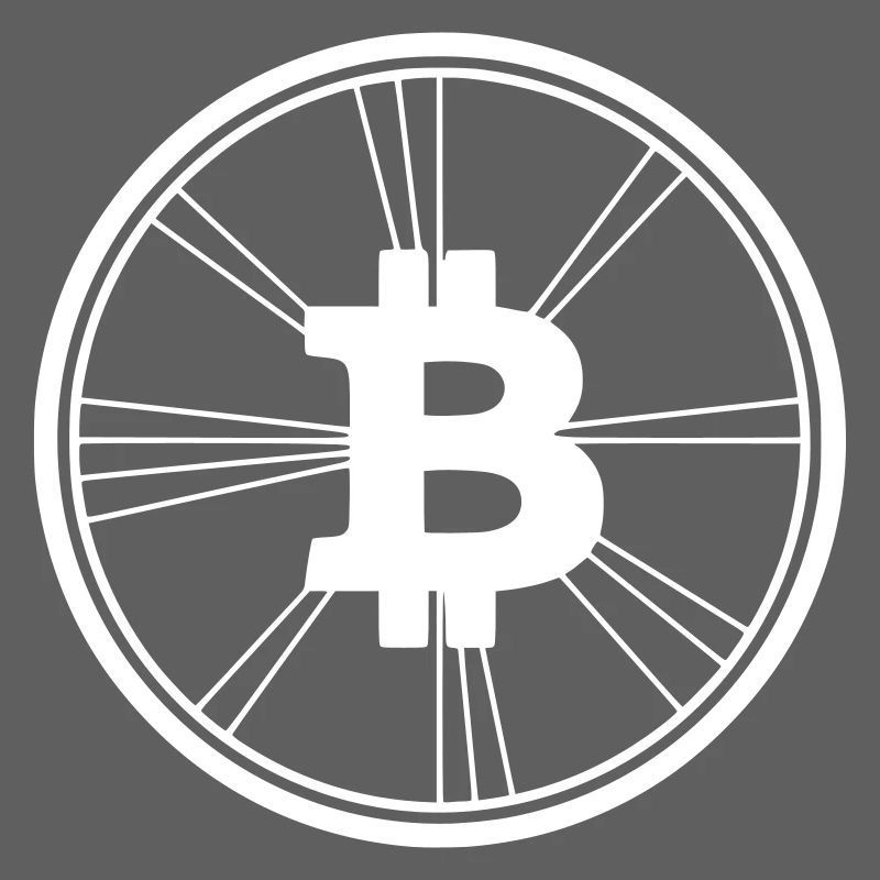 Bitcoin Logo Modern Wireframe Krypto