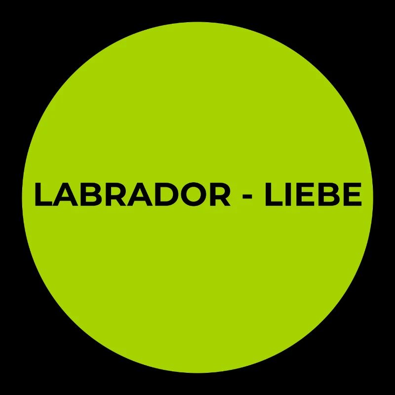 Labrador adore le cercle vert néon