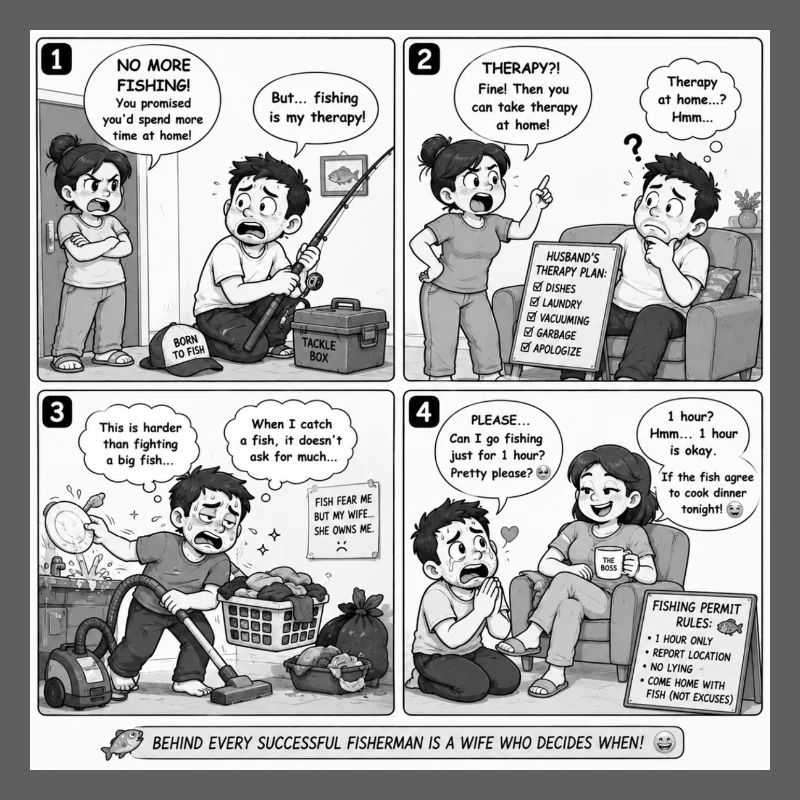 Fishing Therapy: A Comic Dilemma