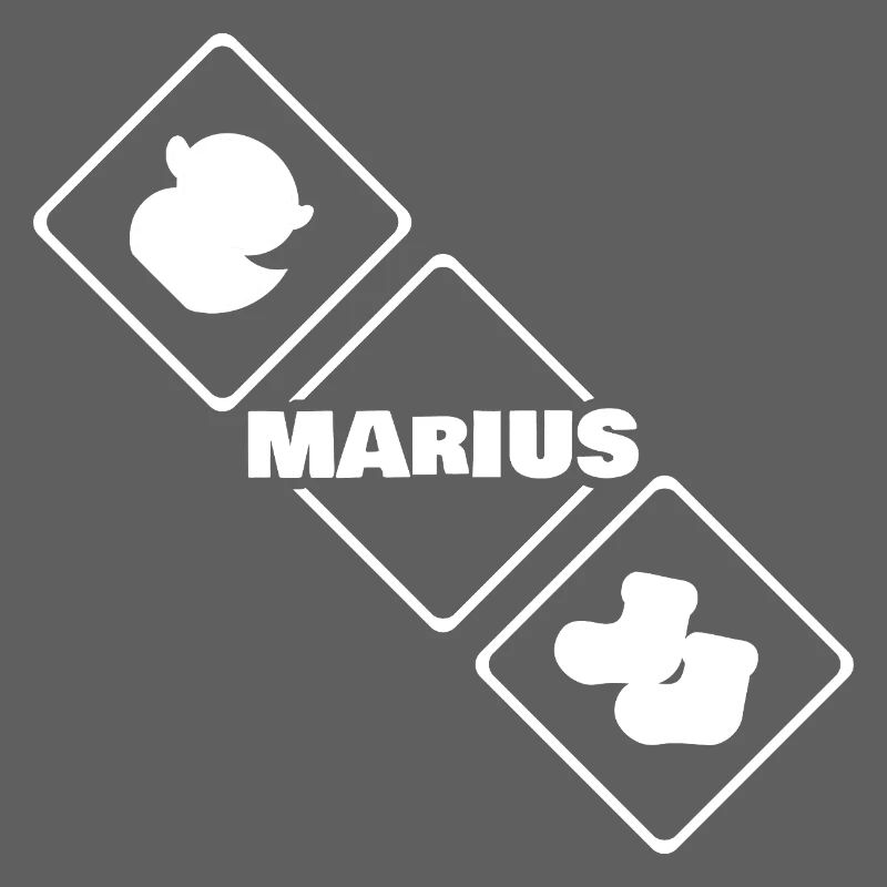 Oiseau avec le logo Marius Diamant