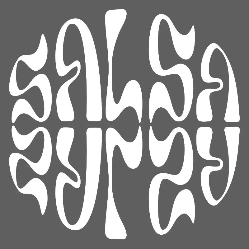Salsa Pulse Circular Typography