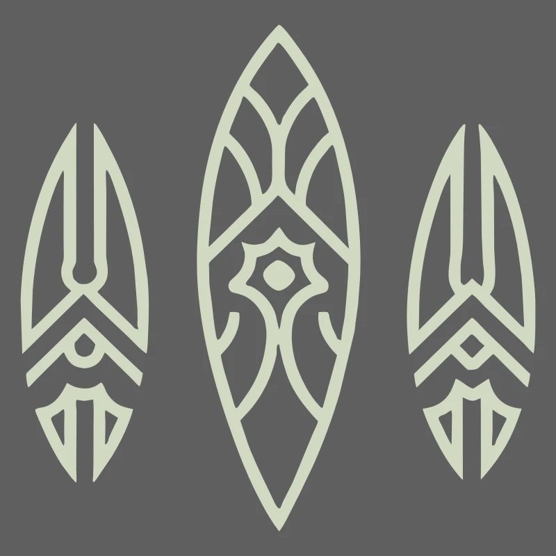 Schlankes, von Ethno inspiriertes Tribal-Design