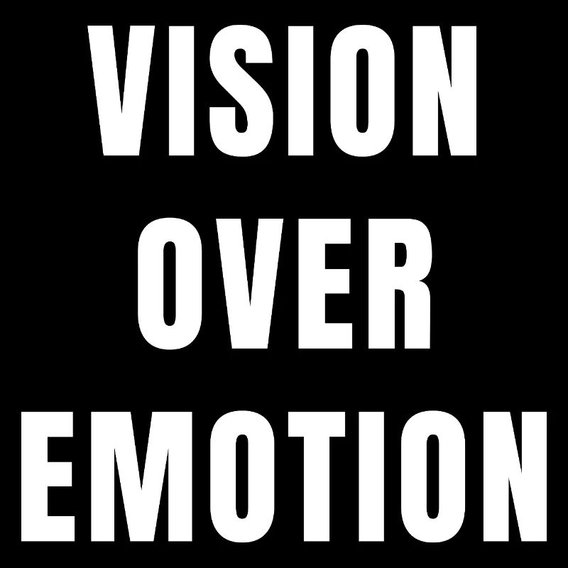 Vision über Emotion Fokus Disziplin Mindset