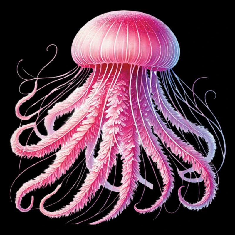 Jellyfish Sea Creatures Carnival Tentacles Fire Jellyfish