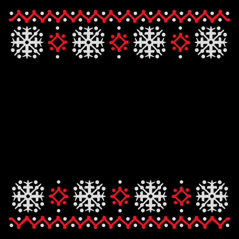 pull moche motif de Noël flocons de neige cool