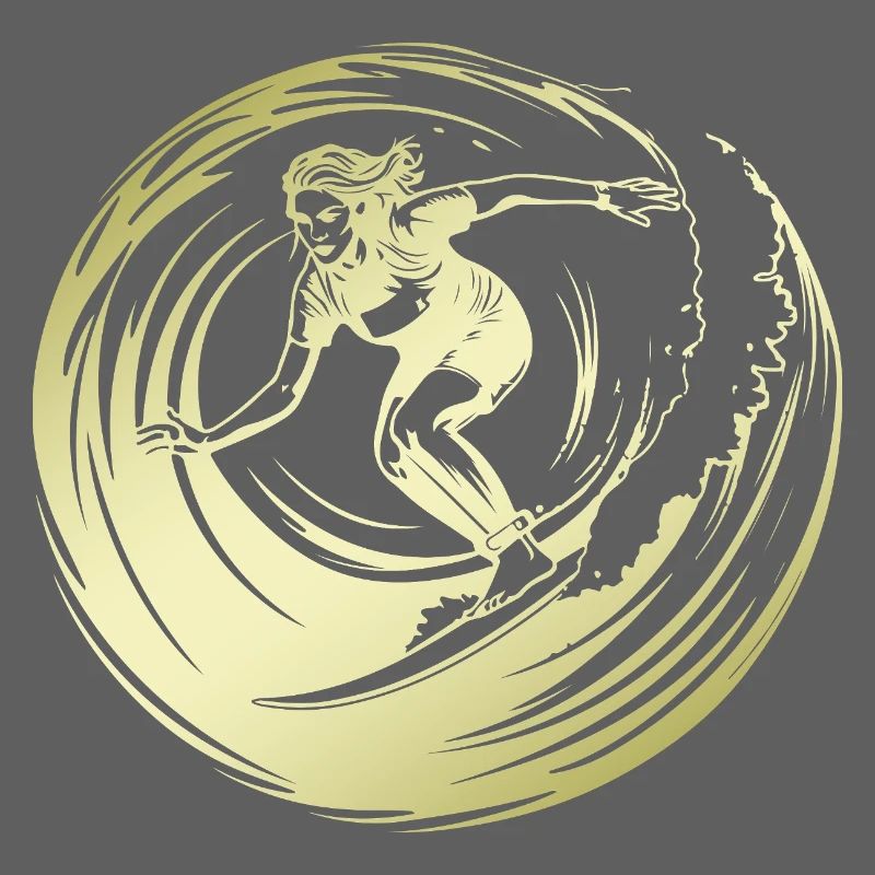 Silhouette de surfeur Surf