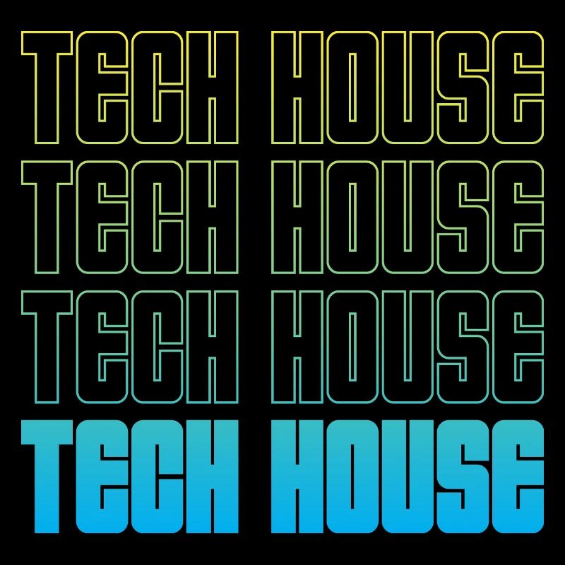 Tech House Neon Repeat