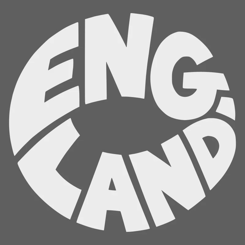 Engand Round Logo Printing Design