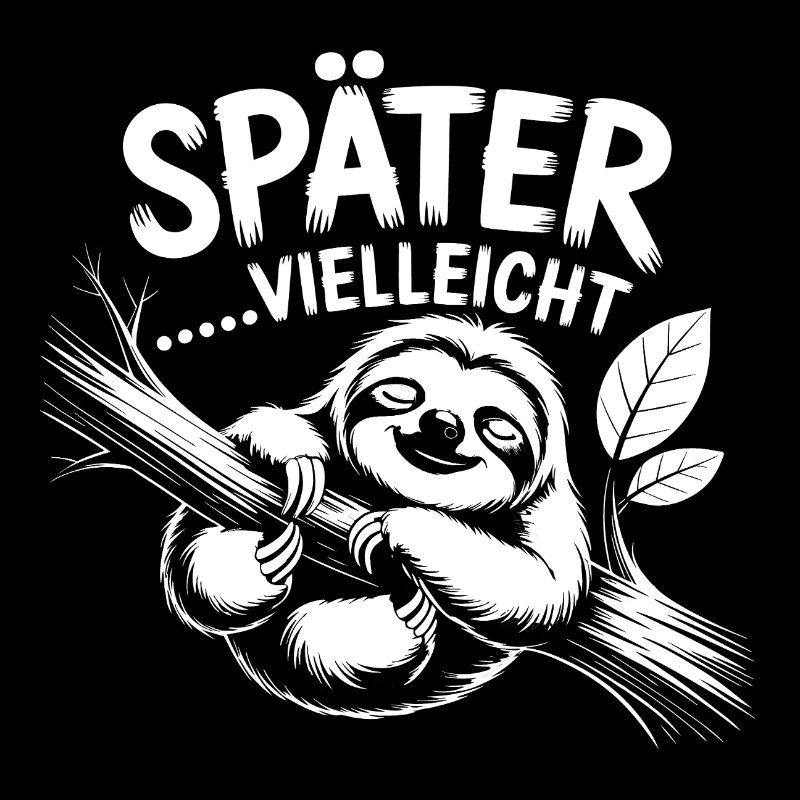 Später Vielleicht Faultier