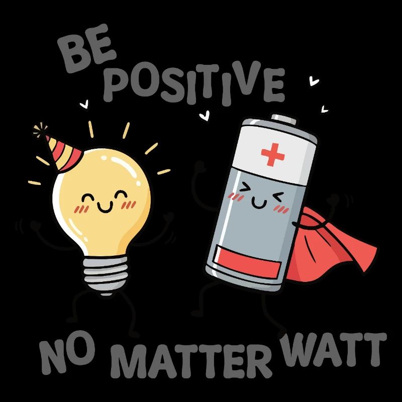 Be Positive No Matter Watt