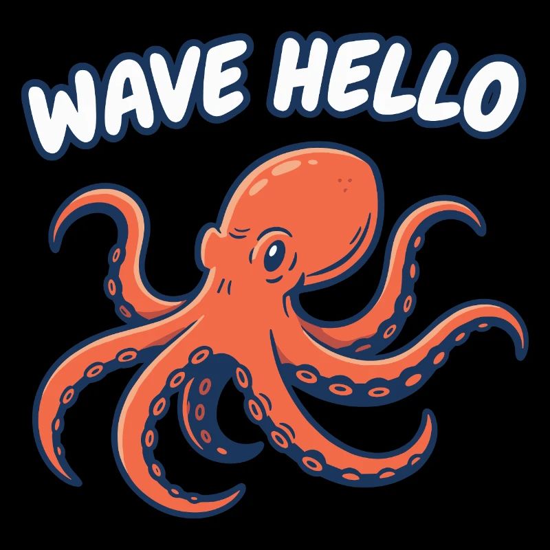 Wave Hello Squid