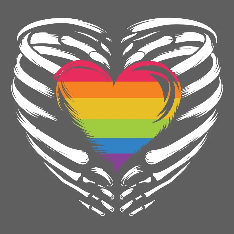 LGBTQ Pride Month - Rainbow Heart