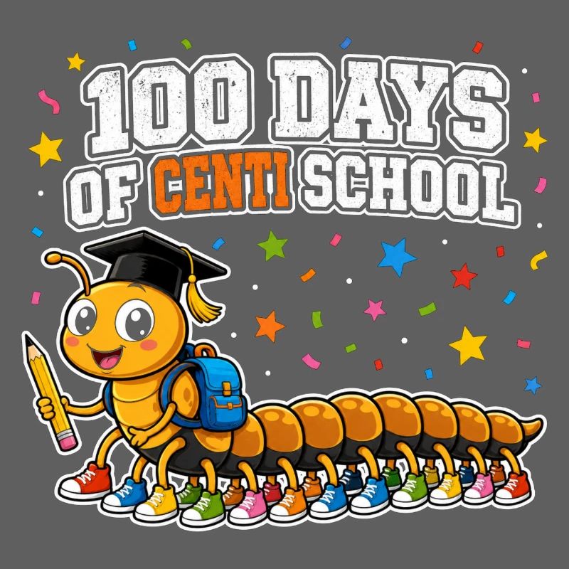 Centipede 100 jours d’école Cent jambes