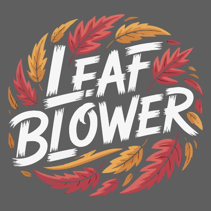 Laubbläser Herbstlaub