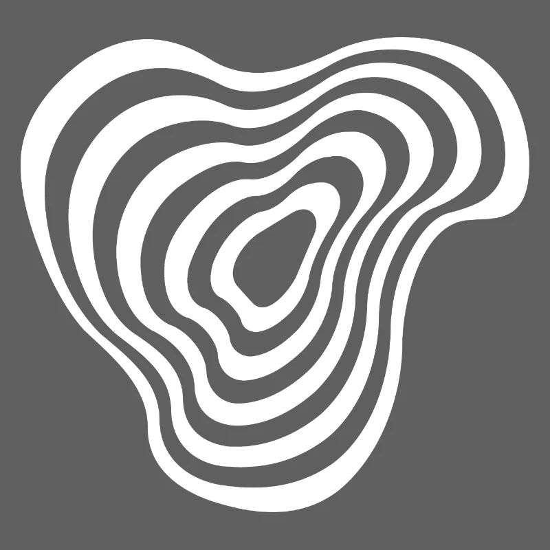 Ondulation des lignes concentriques