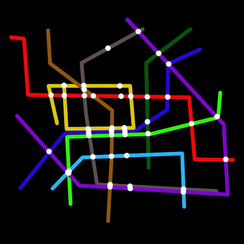 Line network Ubahn Sbahn City transport Infrastructure