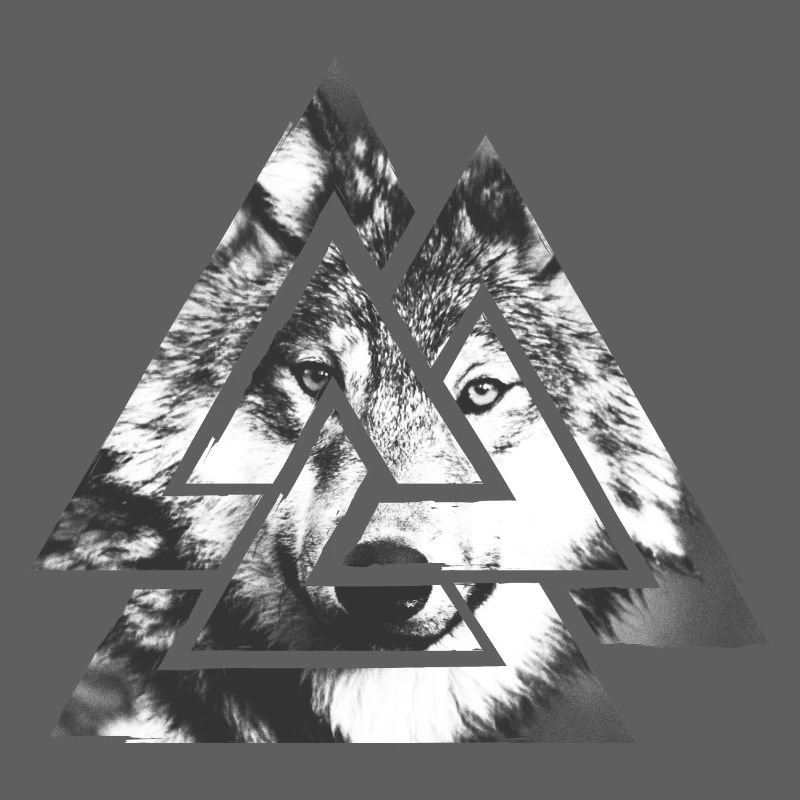 Valknut, symbole d’Odin - Avec Wolf
