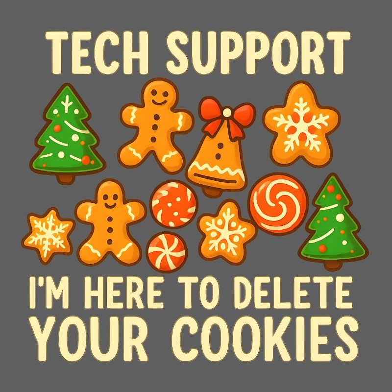 Support technique Cookie Noël Mème
