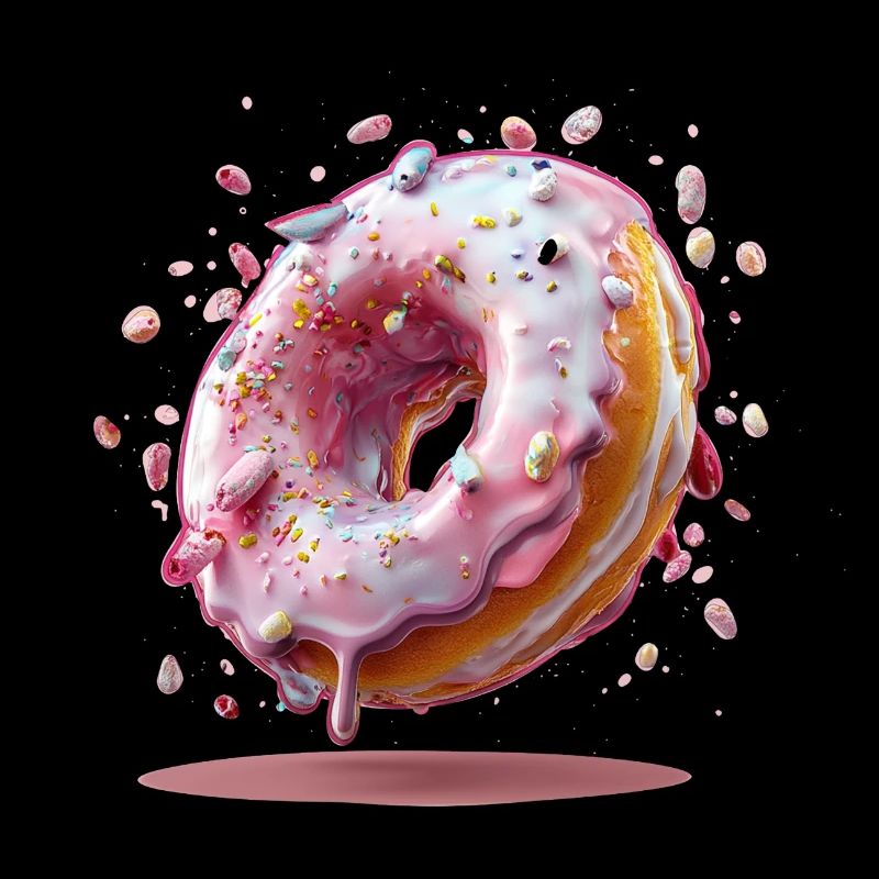 Realist donut with sprinkles